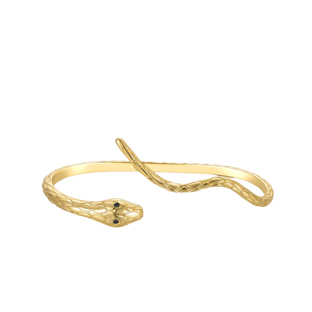 Serpent Queen Gold Bracelet