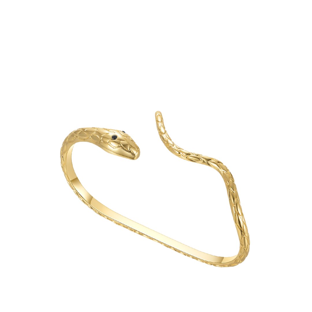 Serpent Queen Gold Bracelet